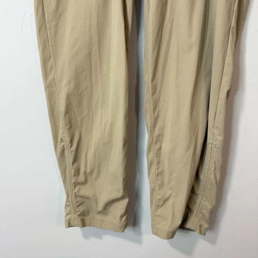 Lululemon Women's Beyond the Studio Crop Pants Trench Tan‎ 6 Swift Athleisure